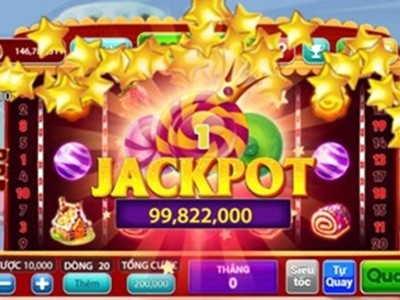 Máy slot cổ điển với biểu tượng hoa quả và 777